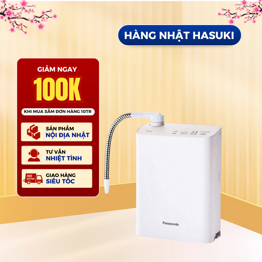 Máy Lọc Nước Ion Kiềm Panasonic TK-AS31 HASUKI Thiết Kế Nhỏ Gọn Nội Địa Nhật Sử Dụng Điện 100V