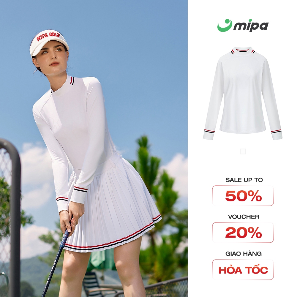 Áo nữ dài tay MIPA thời trang Golf Pickleball Tennis co giãn khỏe khoắn trẻ trung Alora Top