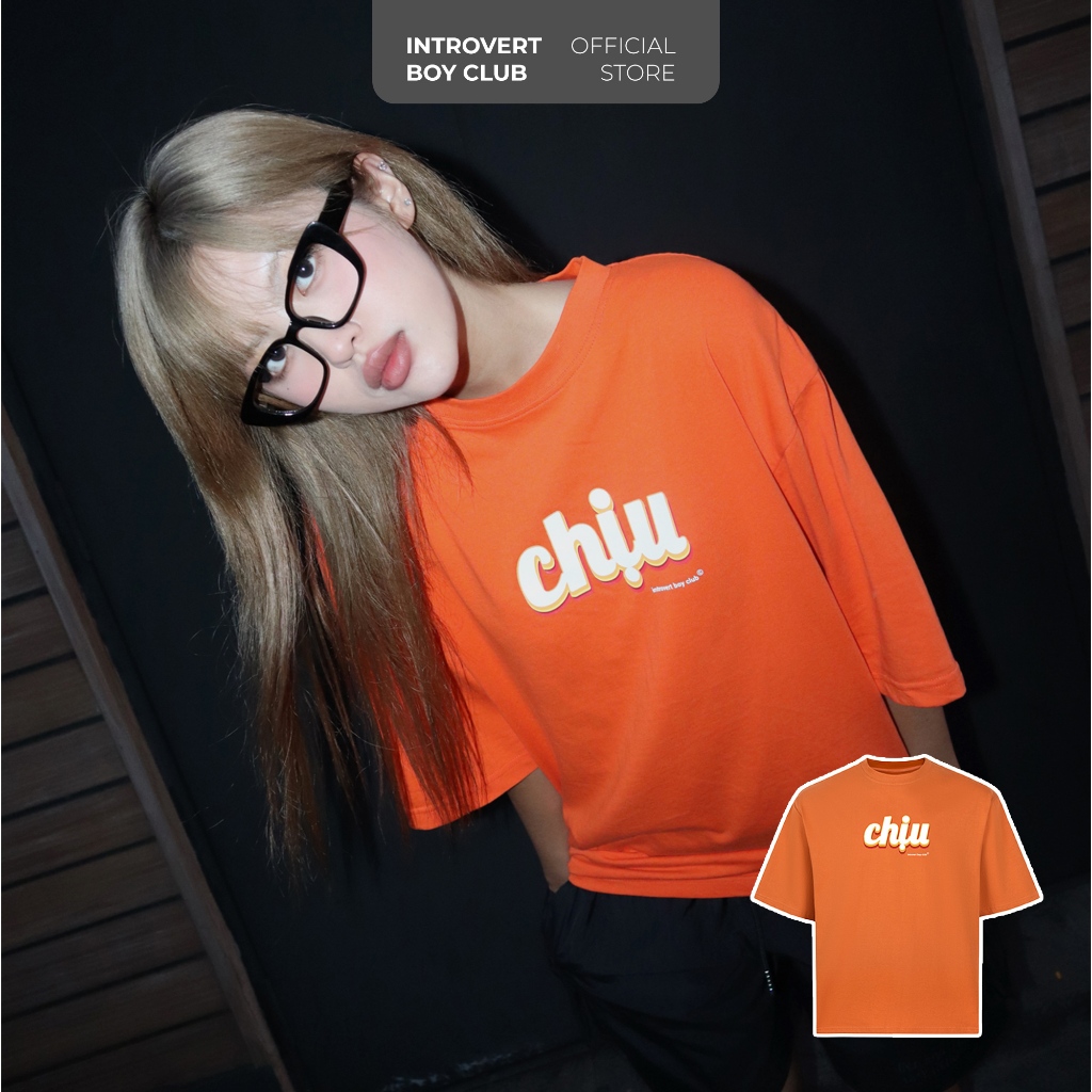 Áo thun màu Cam Chịu Form Boxy Oversize - Introvert Boy Club