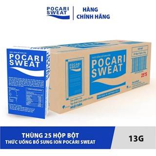 DATE MỚI NHẤT 2027 [COMBO 10 HỘP] Pocari Sweat gói bột bổ sung ion, bù khoáng, điện giải, mất nước