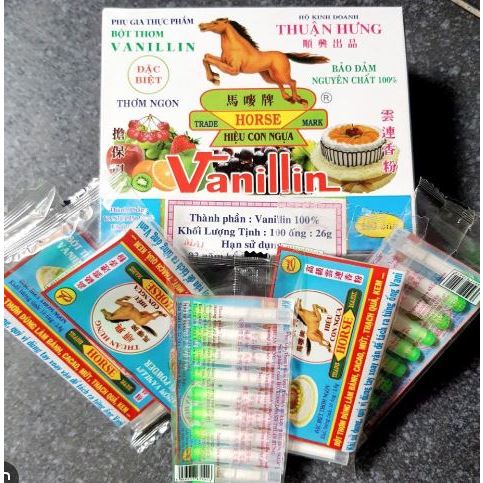 bột thơm vani túi 10 ống