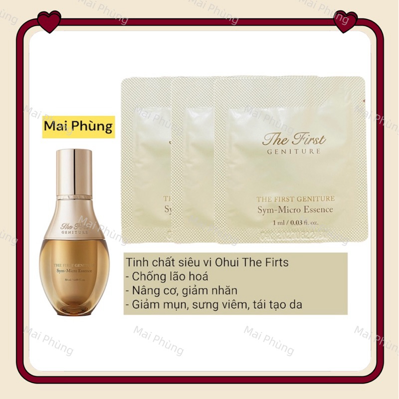 Gói tinh chất siêu vi Ohui The First