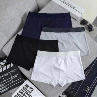 Quần Lót Nam  boxer nam, quần lót nam thun lạnh cao cấp thoáng khí co giãn 4 chiều set 5 màu