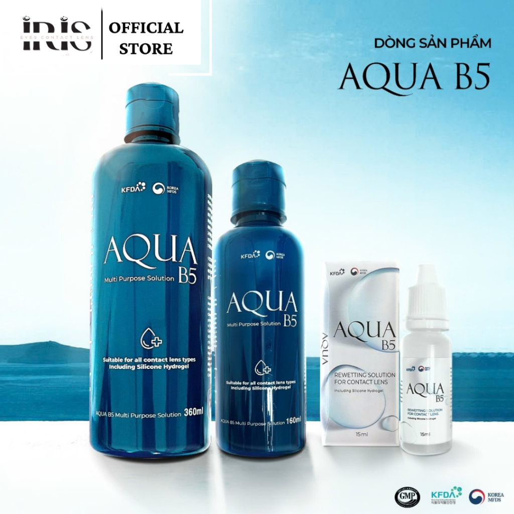 [HỎA TỐC HCM] COMBO NƯỚC NGÂM LENS + NHỎ AQUA B5 / FRENZ PRO B5 CHÍNH HÃNG