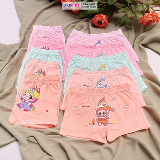 Combo 5 quần chip cho bé gái từ 10kg -40 kg, chất thun cotton co giãn, thấm hút, thoáng mát họa tiết cute - LikeKids