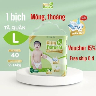 Tã quần / Tã dán Kitin Natural { mua là có quà }, size M / L / XL / XXL / XXXL / S dán / M dán / L dán / NB dán