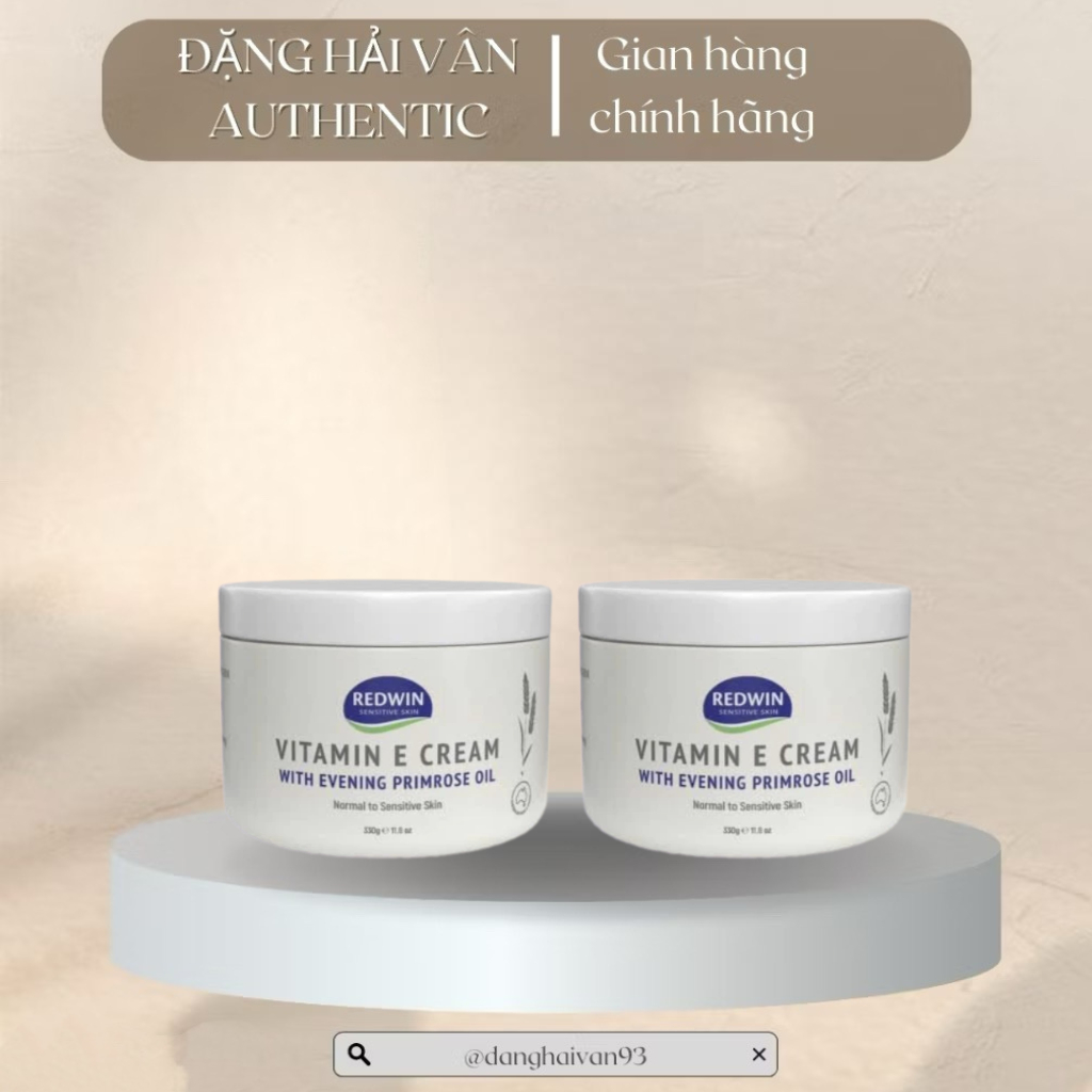 Kem Redwin Vitamin E Giúp Cấm Ẩm Làm Dịu Da Cho Cả Gia Đình Mới Lọ Tròn 330g