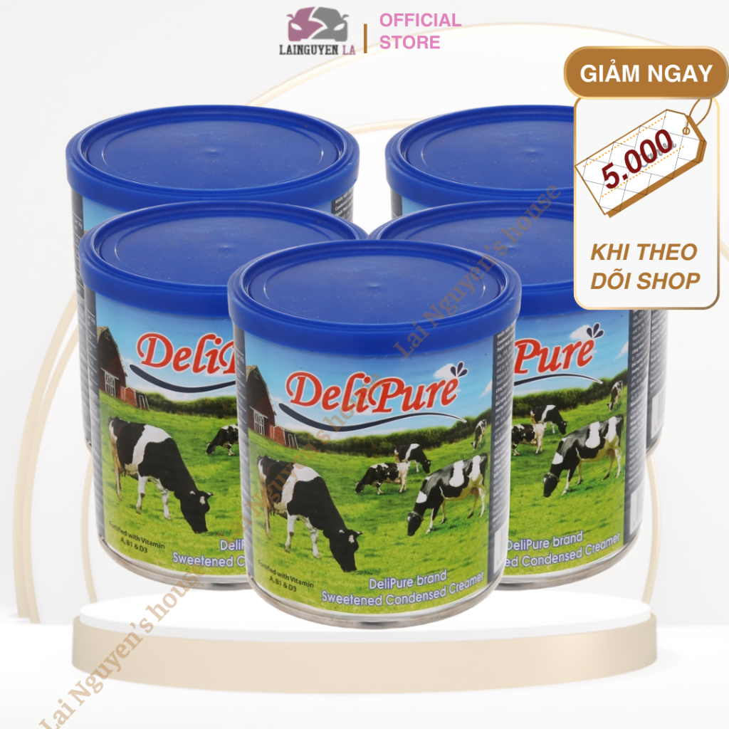[Hỏa tốc HCM] Lẻ lon Sữa đặc nhập khẩu DeliPure loại 1kg