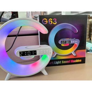 LOA BLUETOOTH KIÊM ĐÈN NGỦ ĐỔI MÀU, ĐỒNG HỒ TIỆN LLỢI- G63