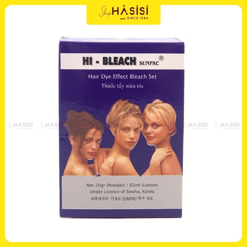 Tẩy Màu Tóc HI-BLEACH SUNPAC - Hair Dye Effect Bleach Set