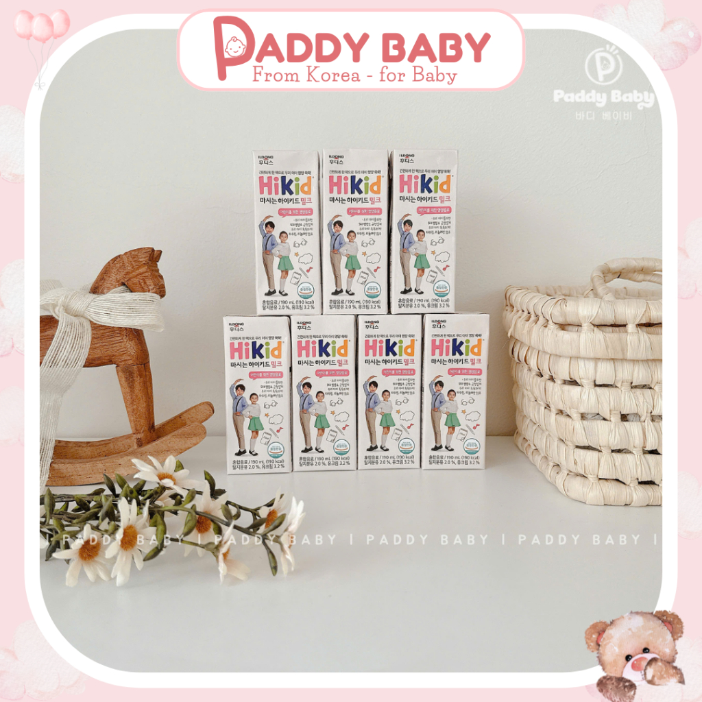 Sữa nước dinh dưỡng Hikid Hàn Quốc cho bé từ 1 tuổi (190ml/hộp)