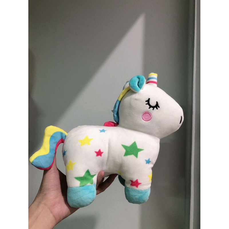 Gấu bông ngựa màu unicorn