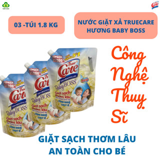 Combo 3 túi 1.8lit (( 5kg4) nước giặt xả TrueCare 5in1hương Babyboss.