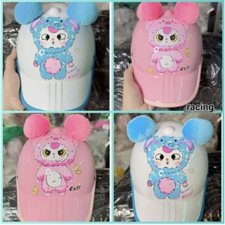  Baby Theer _ Mũ Bảo Hiểm trẻ em size 3 > 5 tuổi   kết lưỡi trai in nhiều hình cute   