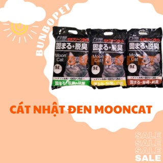 Cát Nhật Đen Moon Cat Cho Mèo Bao 9L - Cát Vệ Sinh Cho Mèo Khử Mùi Bao 9L (4kg)