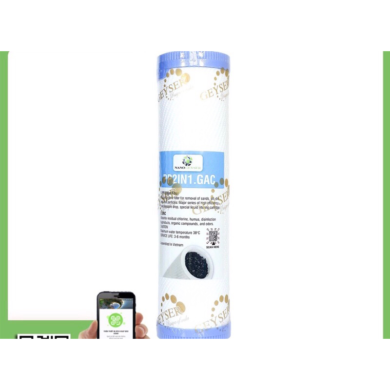 Lõi PP 2in 1 Gac máy Ecotar