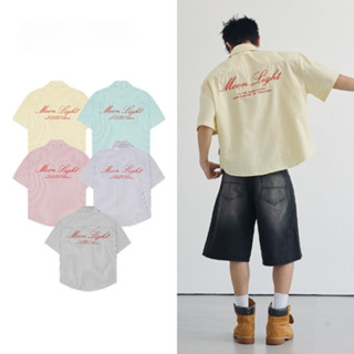 Áo Sơ Mi Oxford Form Boxy INSOMNIA Moonlight Local Brand Unisex Full Màu Cá Tính