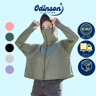  Áo Chống Nắng Dáng Ngắn Cánh Dơi Chất Vải LỤA BĂNG THUN LẠNH Mềm Mát Siêu Thấm Hút Mồ Hôi 