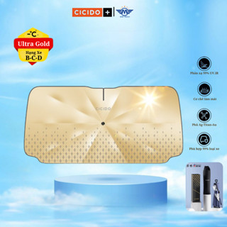 Dù Che Nắng Kính Lái Ô Tô Ultra Gold Cicido, Ô Che Kính Lái Ô Tô Cao Cấp- Chông Nắng, Tia UV
