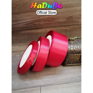Ruy băng lụa cuộn dài 22m bản rộng 1cm/2cm/4cm đủ màu sắc HaDuBo 053