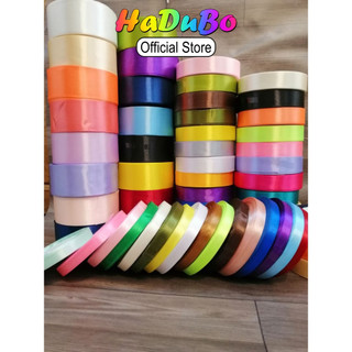 Ruy băng lụa cuộn dài 22m bản rộng 1cm/2cm/4cm đủ màu sắc HaDuBo 053