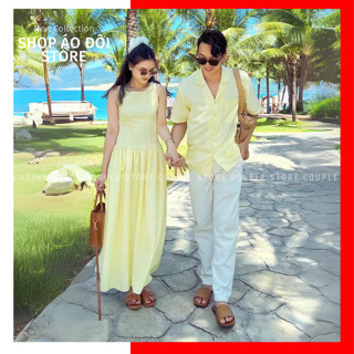 Đồ đôi nam nữ mới nhất, set đồ cặp nam nữ, đồ đôi LOVELY,couple đồ đôi, áo váy cặp nam nữ flash sale