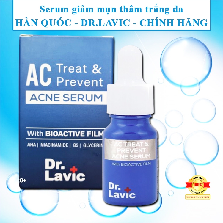 Serum mụn dr.lavic chính hãng tinh chất mụn thâm drlavic ac treat prevent  acne serum dr+lavic hàn q