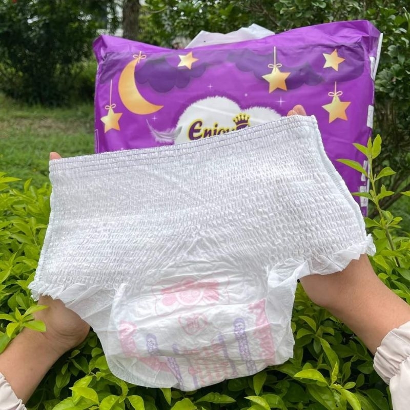 [ Che tên SP ] Băng vệ sinh quần Enjoy Queen freesize từ 35kg-75kg