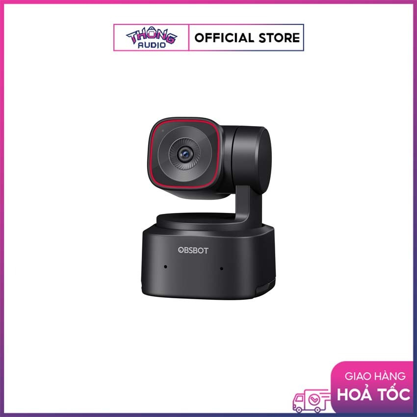 [Chính hãng] Webcam OBSBOT Tiny 2 lite 4K PTZ, độ phân giải 4K, bodypart tracking