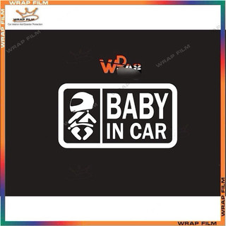 Tem dán Baby In Car