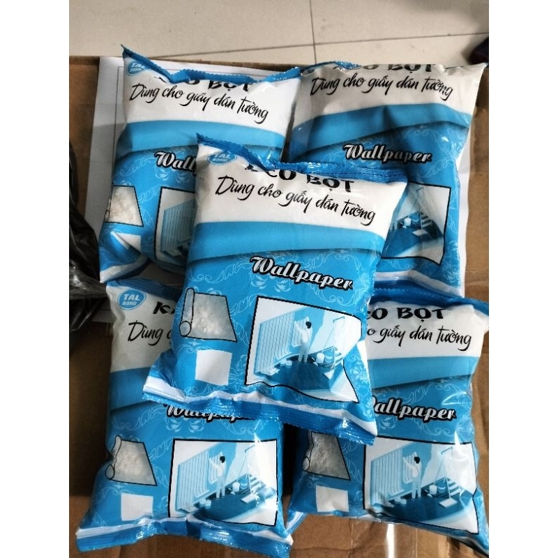 Keo Bột Sinh Học Dùng Thi Công Giấy Dán Tường, Tranh Dán Tường gói 150g