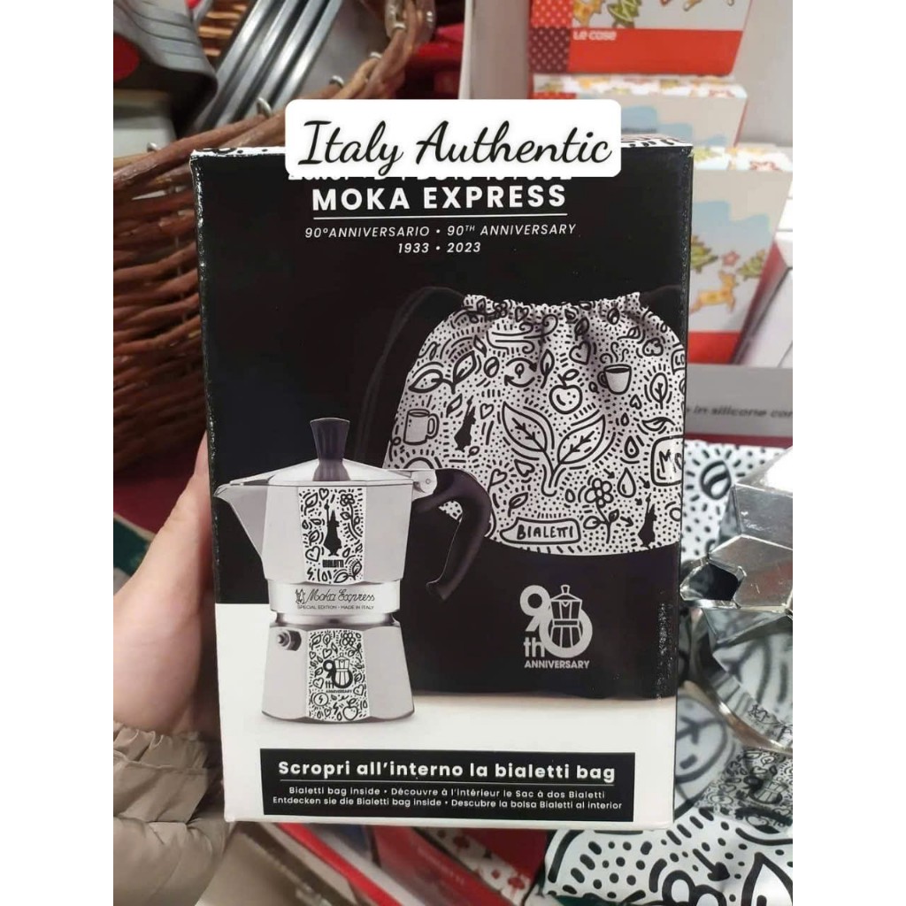 [Phiên bản giới hạn] Ấm pha cafe moka Bialetti 3 cup