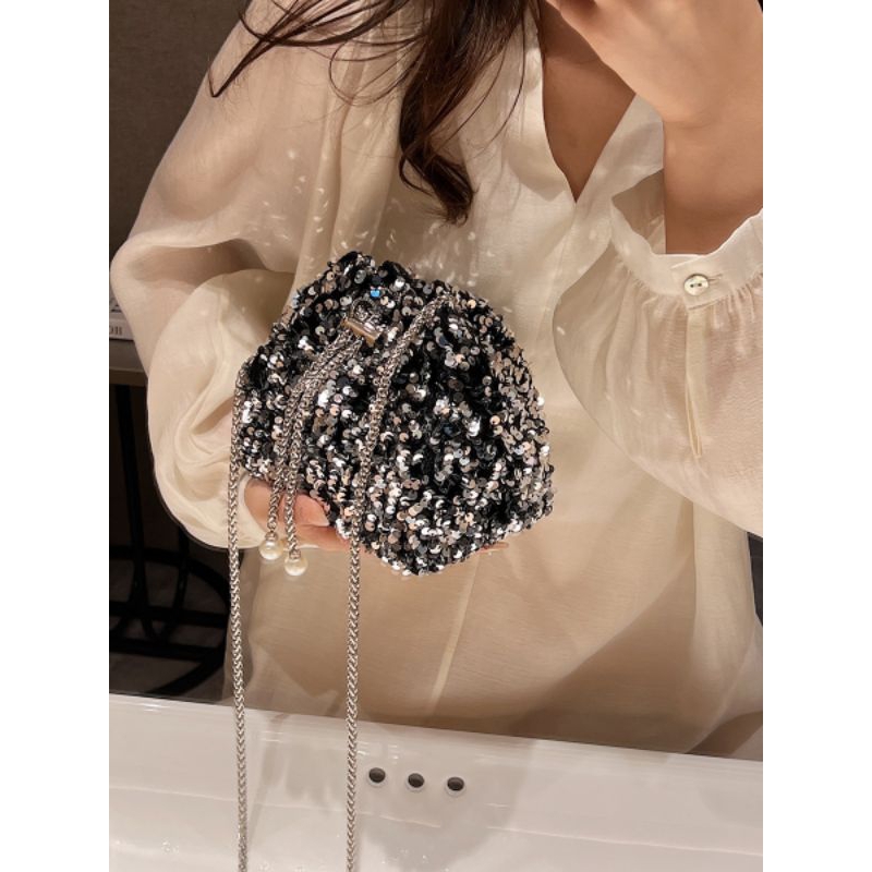 Túi đeo chéo ALi kim sa lấp lánh thời trang phong cách