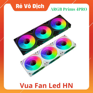 Prims 4PRO ARGB - Quạt tản nhiệt máy tính - Fan gương led vô cực kiểu lianli sync cả Main và Hub