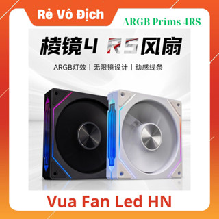 Prims 4RS ARGB - Quạt tản nhiệt máy tính 12cm - Fan gương led vô cực kiểu lianli sync cả Main và Hub