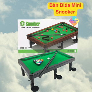 Đồ chơi bàn bi a mini bàn bi a cho bé đồ chơi bàn bida dài 44cm 11 bi mặt bàn nỉ cao cấp 