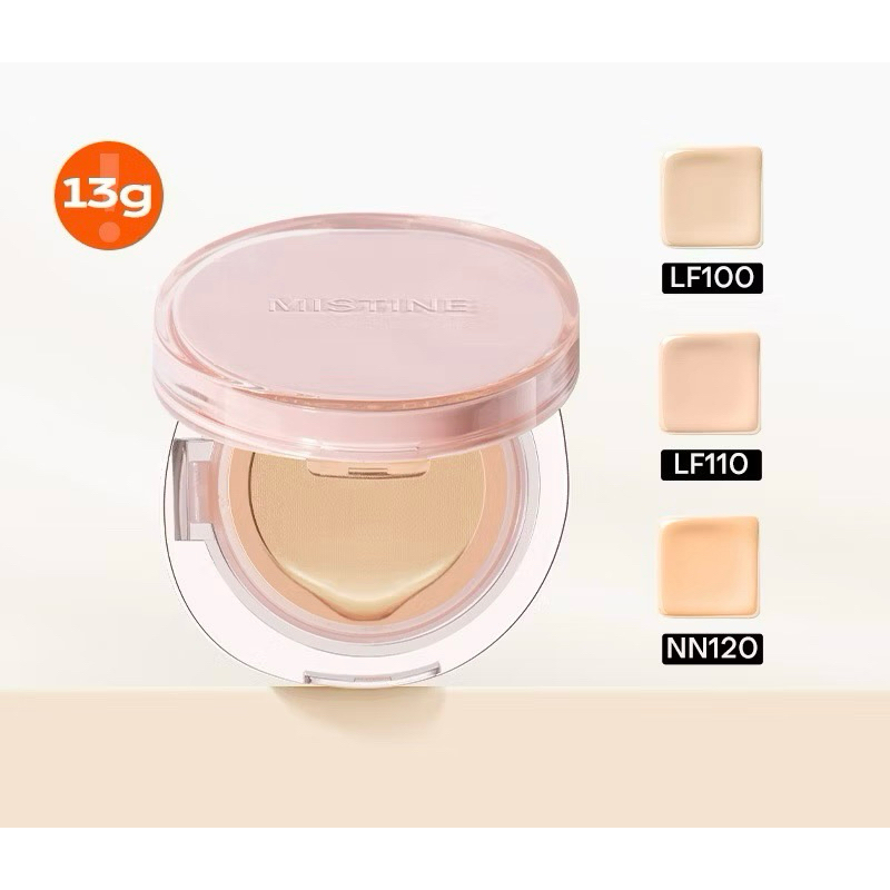 cushion Mistine Kem nền Cầu vồng Xiêm La Phấn mịn mềm mại 13g