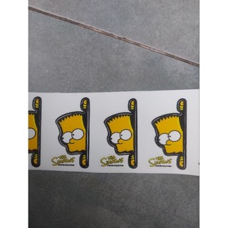 Tem dán điện thoại , dán nón , dán xe máy mẫu simpson
