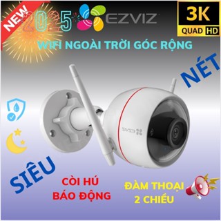 Camera Wifi Ezviz Ngoài Trời H3, C3W, H3C, C3TN 1080P 2K 3K, C3N Camera Màu Ban Đêm, Chính Hãng 24TH