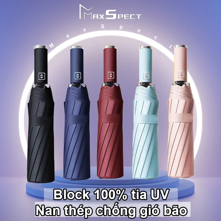 Ô Che Mưa Che Nắng Cao Cấp Maxspect Mở Tự Động Gấp Nhỏ Gọn  cầm tay 2 chiều Cỡ Lớn OCD05