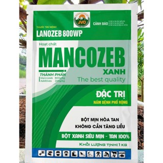MANCOZEB  Gói 1kg Phòng Đốm Vàng Lá, Thán Thư, Sương mai, Trị Nấm Bệnh JVO71 NongNghiepVietNhat