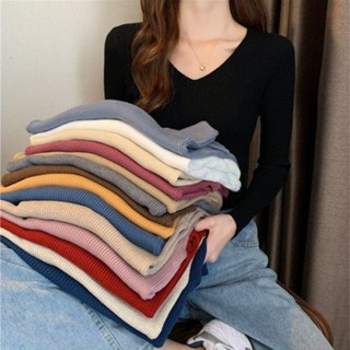 Áo Len Tim Cao Cấp Nữ Áo Len Giữ Nhiệt Len Tăm Mềm Mịn Ấm Thu Đông Dáng Ôm Body Cổ V Tại SHekings