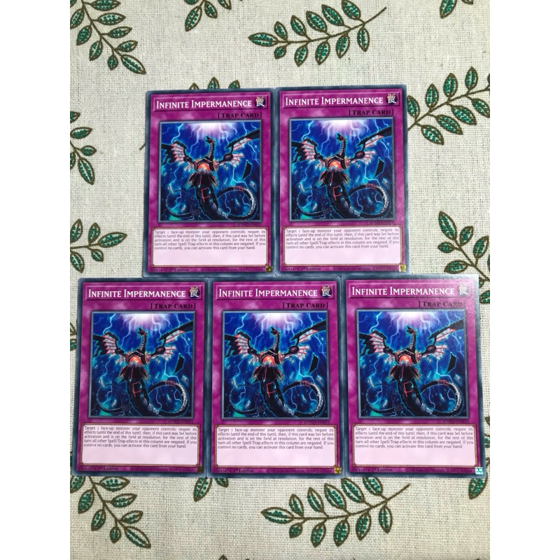 [LiLy_Yugioh] [UK-AE] L26D-ENM19 Infinite Impermanence - TT02-AEB22 - TT02-AEA26