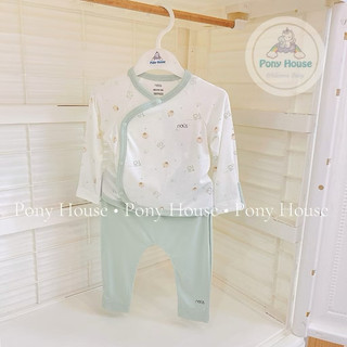 (Nhiều Mẫu) Bộ Nous cài lệch sơ sinh size newborn