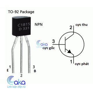 Set 10 Transistor C1815 NPN 150mA 50V – Transistor TO-92 Chân Cắm Dùng Cho Mạch Khuếch Đại