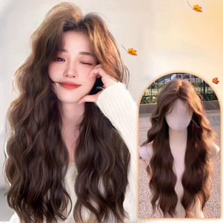 💇‍♀️ Tóc giả nữ nguyên đầu – Kiểu xoăn gợn nước dài tự nhiên, phong cách Hàn Quốc, mềm mại, dễ đội ✨397132