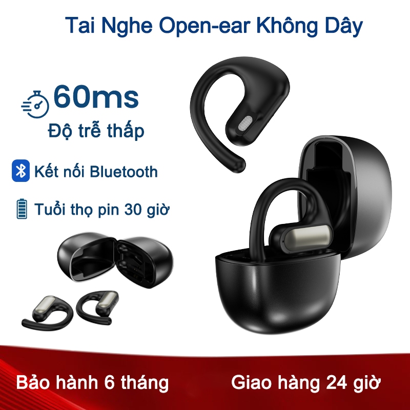Tai Nghe Không Dây OWS Open-Ear Bluetooth 5.4 Có Micrô Giảm Tiếng ồn | BigBuy360 - bigbuy360.vn
