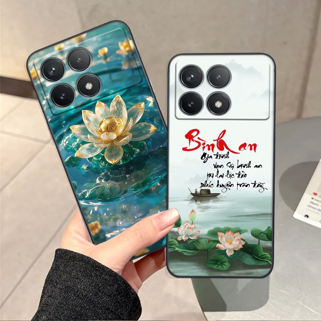 Ốp lưng cho Xiaomi REDMI K70 5G/ K70E/ K70 ULTRA in hình vạn sự bình an,tài lộc,phú quý SIÊU ĐẸP