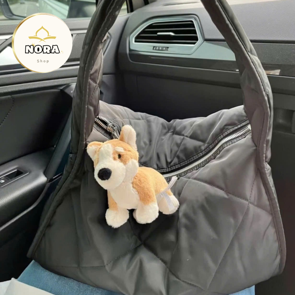 (Hàng Dư) JELLYCAT Betty Corgi Bag Charm - Móc Khoá JELLYCAT Chó Corgi Dễ Thương Full Tag Tặng Túi D
