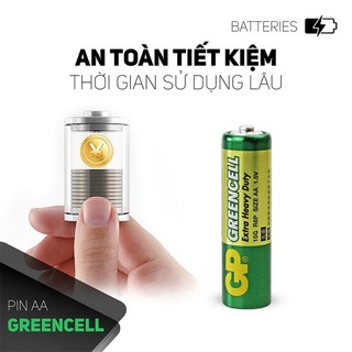 [CLEARANCE SALE 10K] Vỉ 2 Pin Đũa AAA 1.5V GP Greencell Extra Heavy Duty - GP 24G-2U2